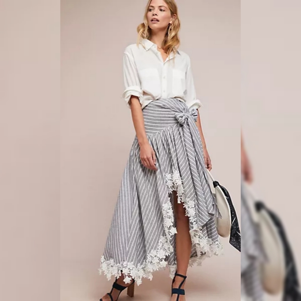 SOLD - Piccadilly Striped Skirt by Steele